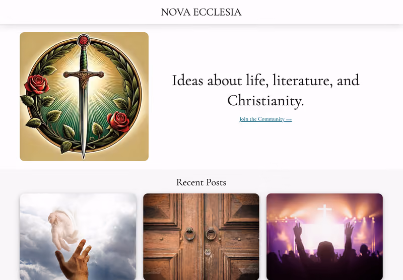 Nova Ecclesia homepage